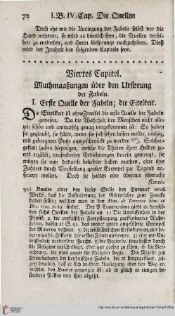 Viertes Capitel