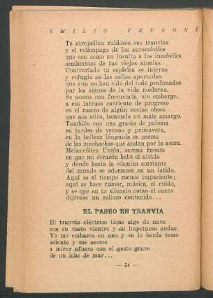 El paseo en tranvía
