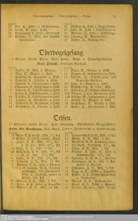 Obervogelgesang