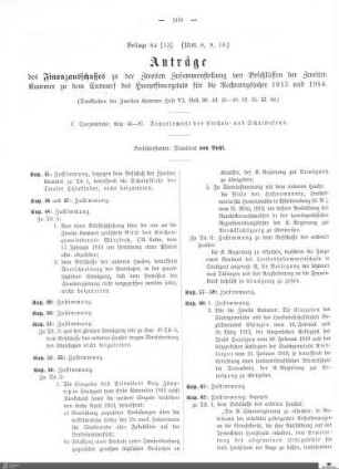 Beilagen zu Protokoll, 8./9./10. Sitzung