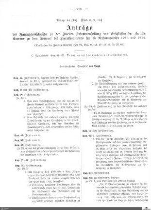 Beilagen zu Protokoll, 8./9./10. Sitzung