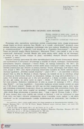 17: Starożytności ojczyste Jana Matejki