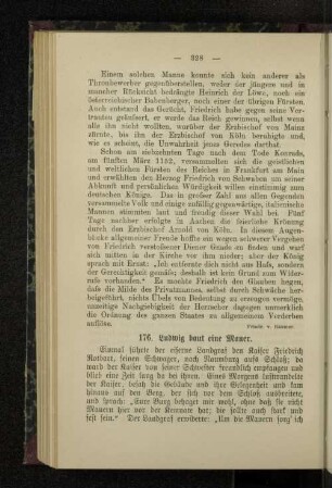 176. Ludwig baut eine Mauer.