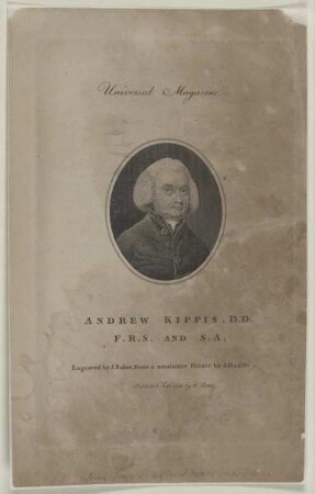 Bildnis des Andrew Kippis