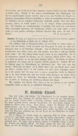 190-200 Kirchliche Chronik