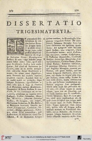 De origine, sive Etymologia Italicarum vocum