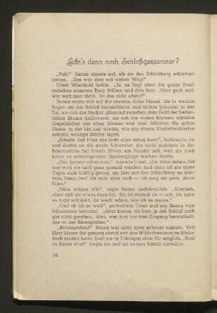 Gibt´s denn noch Schloßgespenster?