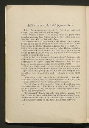 Gibt´s denn noch Schloßgespenster?