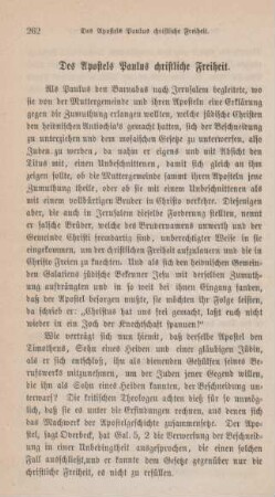 262-268 Des Apostels Paulus christliche Freiheit