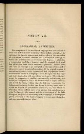 437-489, Section VII: Glossarial Affinities