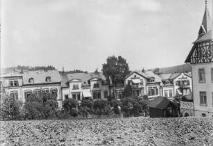 Bad Elster : Bad Elster. Ortsteilansicht mit den Villen "König Albert", "Victoria", "Erholung" und "Peterhof"