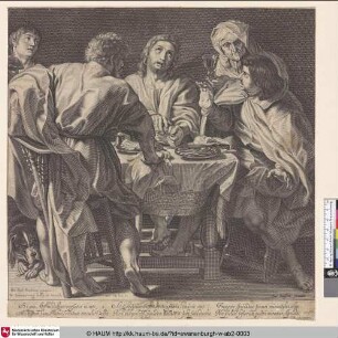 [Abendmahl in Emmaus; Supper at Emmaus]