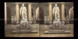 Grabmal der Prinzessin Letitia Murat mit Mamorbildnis ihres Vaters König Murat, Cimitero Monumentale della Certosa, Bologna