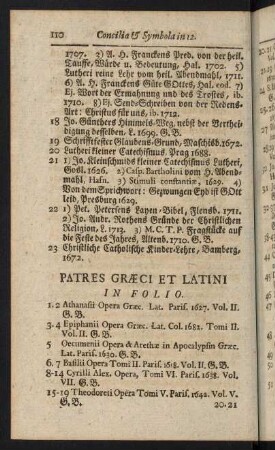 110-131, Patres Graeci et Latini - Scriptores Theologiae Scholasticae