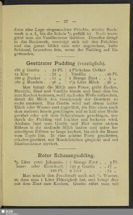 Gestürzter Pudding (vorzüglich)