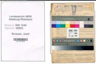 Entnazifizierung Josef Burauen , geb. 27.10.1897 (Direktor)