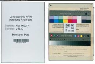 Entnazifizierung Paul Heimann , geb. 20.02.1900 (Lackierer)