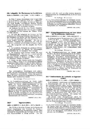 Studienurlauber der Luftwaffe an Ingenieurschulen : [Amtliche Erlasse] ; [Amtlicher Teil]