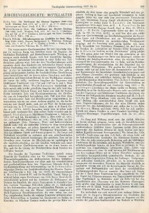 Kirchengeschichte: Mittelalter