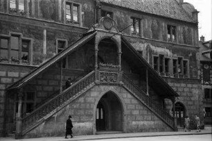 Mülhausen: Treppenaufgang des Rathauses
