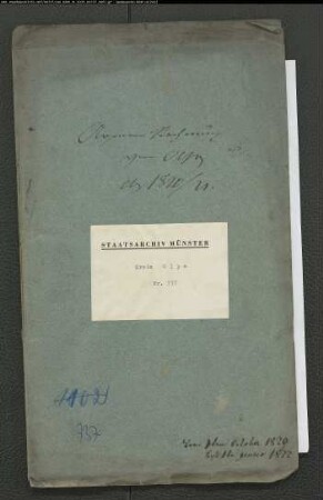 Rechnung für den Armenfonds zu Olpe Bd.8