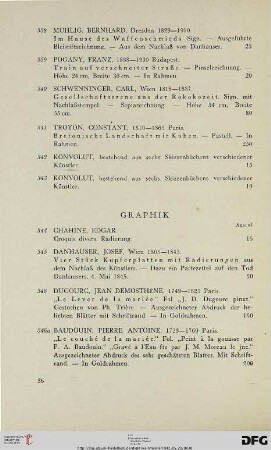 Graphik (Nr. 344-368)