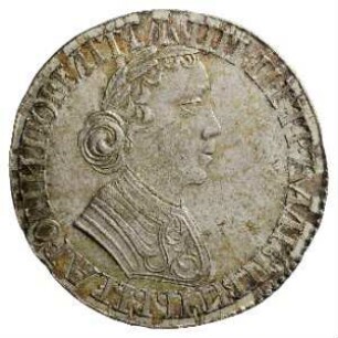 Münze, 1/4 Rubel, 1704