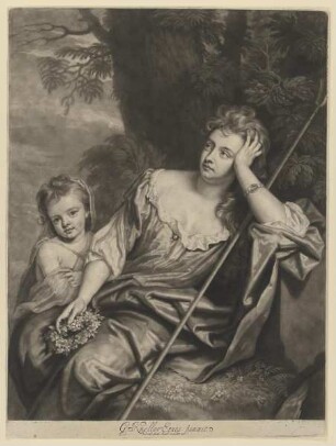Bildnis der Mrs. Voss mit Kind