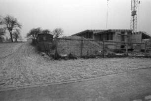 Bau der Sport- und Mehrzweckhalle "Lustgartenhalle" in Hohenwettersbach