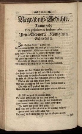 Begräbniß-Gedichte.