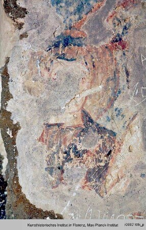 Thronender Christus in der Mandorla mit Erzengeln und Heiligen