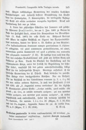 145-147 [Rezension] Antonelli, Joseph, Medicina pastoralis