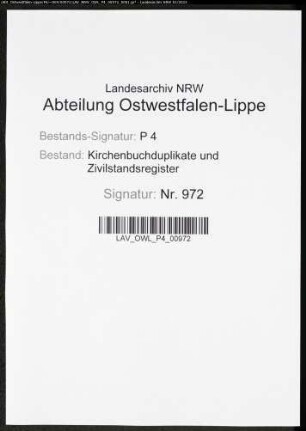 Kirchenbuchduplikat der evangelischen Gemeinde Ende (G 1847-1863). (Gemeinde: Ende, evangelische Gemeinde)