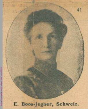 Porträt von Emma Boos-Jegher