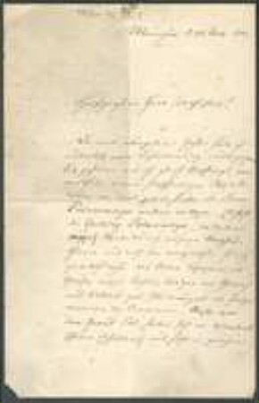 Brief von Ludwig von Ammon an Jakob Singer