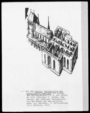 Rekonstruktion der Marienkirche in Danzig um 1430