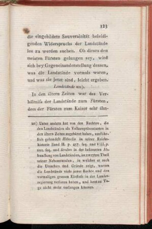 [ 7.) Landstände und deren Unterdrückung.]