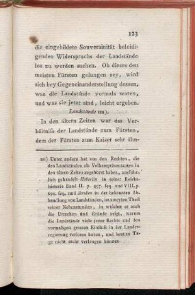 [ 7.) Landstände und deren Unterdrückung.]