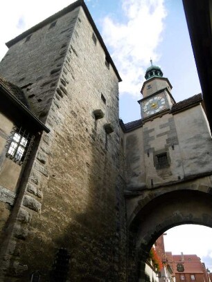 Rothenburg ob der Tauber: Röderbogen und Markusturm