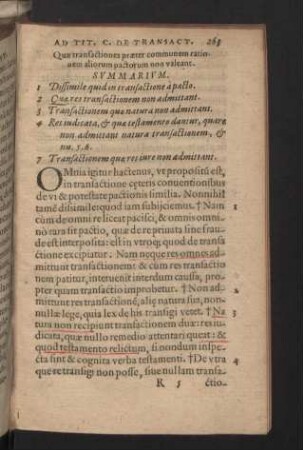 Quae transactiones praeter communem rationem aliorum pactorum non valeant