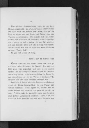 Berlin, den 22. Februar 1907