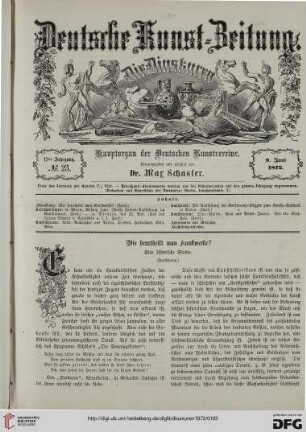 Nr. 23 (9. Juni 1872)