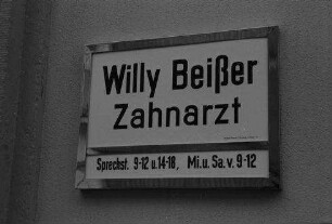 Amorbach: Willy Beißer, Zahnarzt