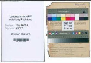 Entnazifizierung Heinrich Winkler , geb. 05.04.1902 (Rechtsanwalt)