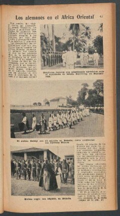 Los alemanes en el Africa Oriental
