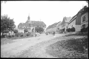 Lauenstein. Marktplatz