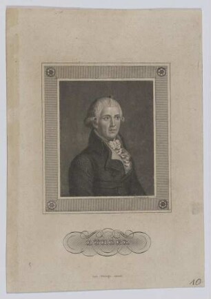 Bildnis des Gottfried August Bürger