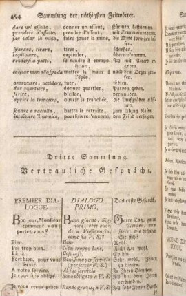 Dritte Sammlung. Vertrauliche Gespräche.