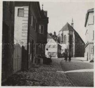 Nördlingen, Blick auf Kirche St. Salvator
