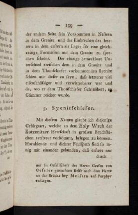 159-160, 3. Syenitschiefer